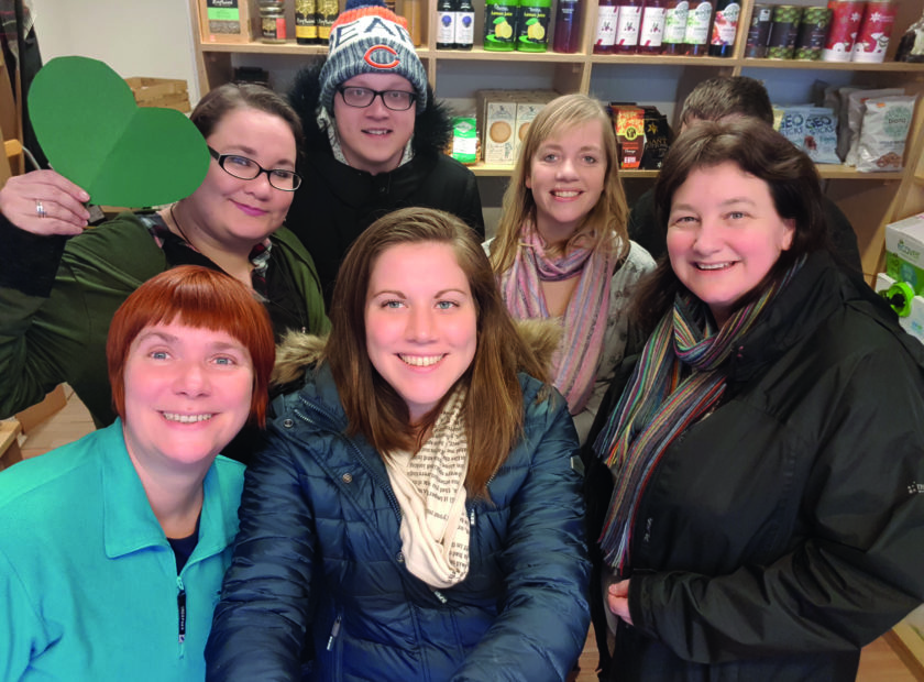 group of greener kirkcaldy media volunteers