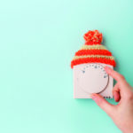 thermostat with woolly hat