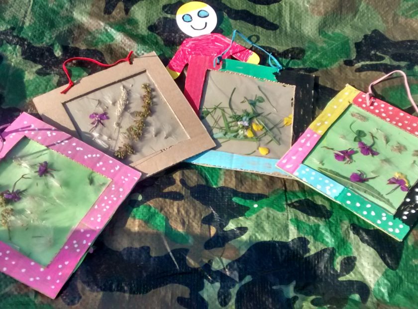 natural art made by children