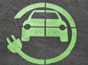 electric car symbol