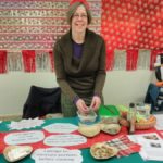 volunteer at stand