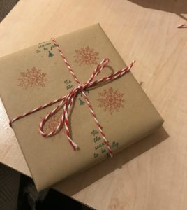 homemade wrapping paper