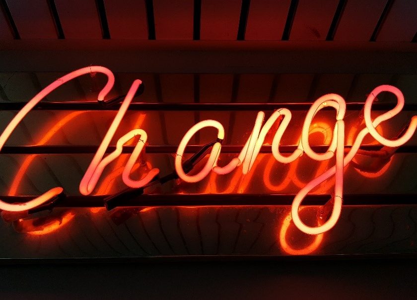 change sign