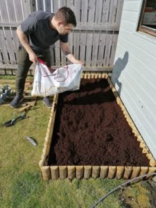 lay out compost