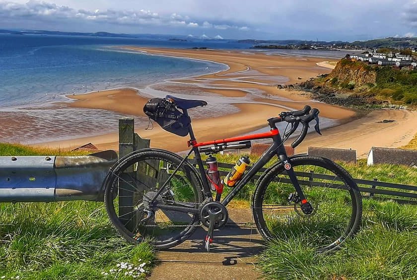 Overlooking Kinghorn beach