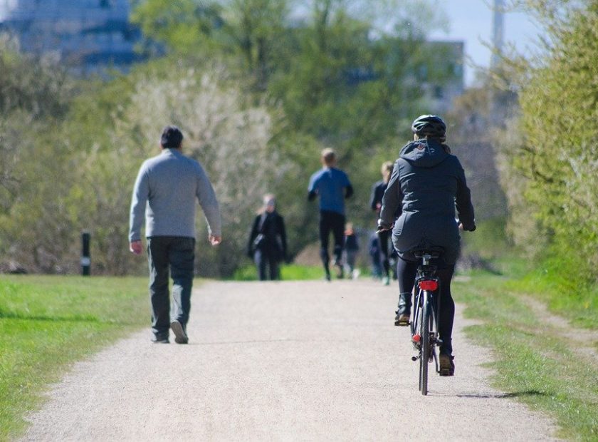 walking and cycling