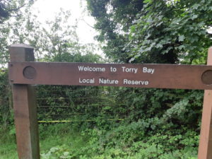 Torrey Bay sign