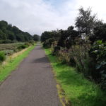 sunny coastal path