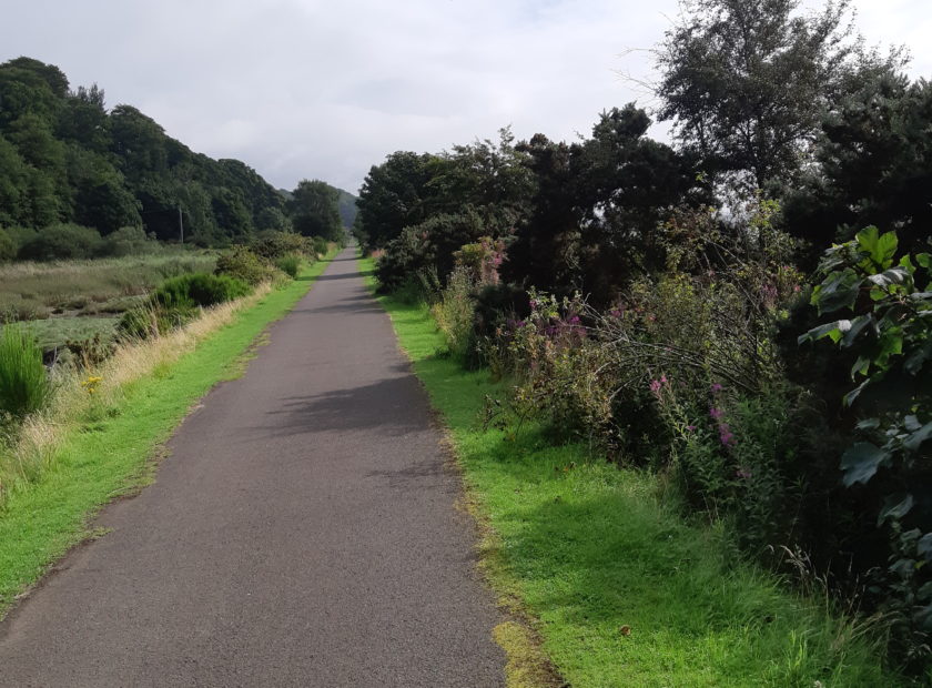 sunny coastal path