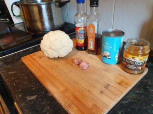 Roasted Cauliflower with Satay Sauce ingredients