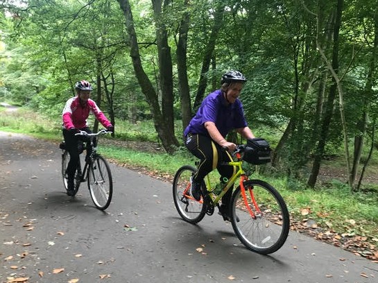 two people cycling - reasons to cycle