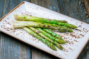 Asparagus on side