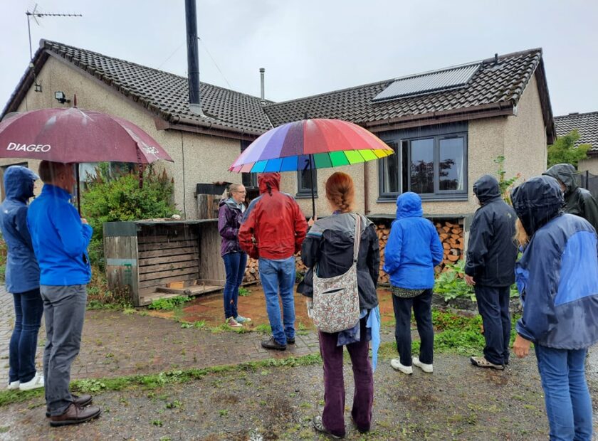 Group of participants at Small Grants Funded event in Auchtermuchty