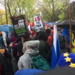 people at the Cop26 climate march in Glasgow