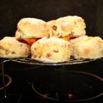 Scones on a wire rack